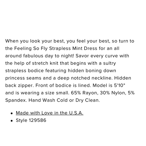 Lulu’s | Strapless Mint Dress - Picture 11 of 12